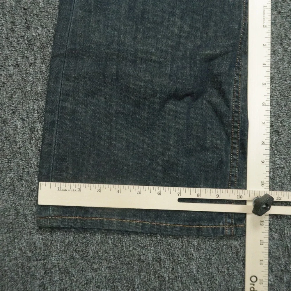 Levis Jeans Mens 42x32 Blue 527 Slim Bootcut 5 Pocket Denim‎